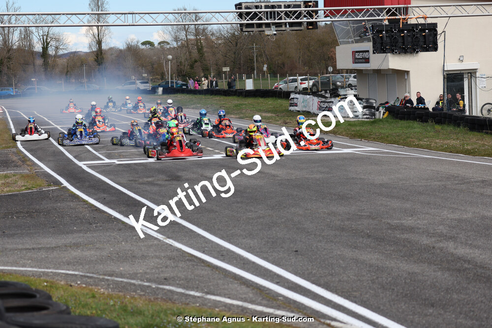 9 & 10/03/2024 : 1ère manche du Championnat du Sud au circuit d’Aigues-Vives (photos Stéphane Agnus) 2024 — karting