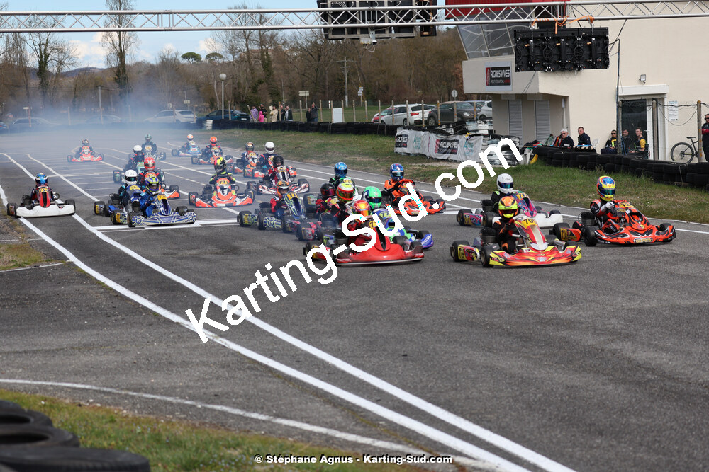 9 & 10/03/2024 : 1ère manche du Championnat du Sud au circuit d’Aigues-Vives (photos Stéphane Agnus) 2024 — karting