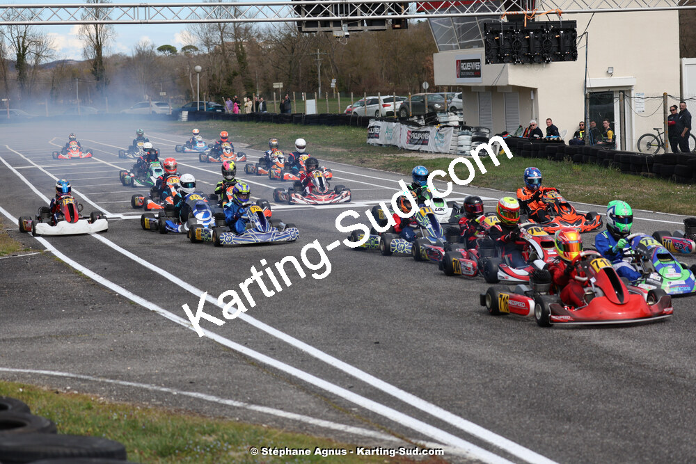 9 & 10/03/2024 : 1ère manche du Championnat du Sud au circuit d’Aigues-Vives (photos Stéphane Agnus) 2024 — karting