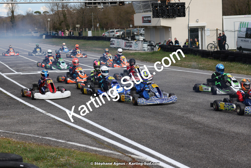 9 & 10/03/2024 : 1ère manche du Championnat du Sud au circuit d’Aigues-Vives (photos Stéphane Agnus) 2024 — karting