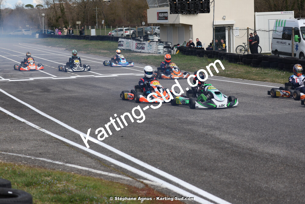 9 & 10/03/2024 : 1ère manche du Championnat du Sud au circuit d’Aigues-Vives (photos Stéphane Agnus) 2024 — karting