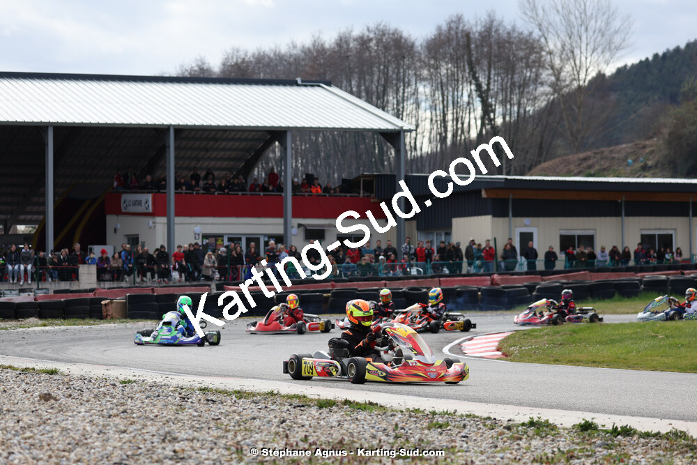 9 & 10/03/2024 : 1ère manche du Championnat du Sud au circuit d’Aigues-Vives (photos Stéphane Agnus) 2024 — karting