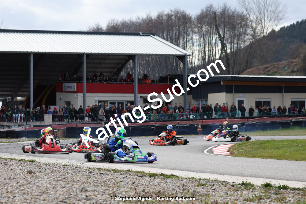 9 & 10/03/2024 : 1ère manche du Championnat du Sud au circuit d’Aigues-Vives (photos Stéphane Agnus) 2024 — karting