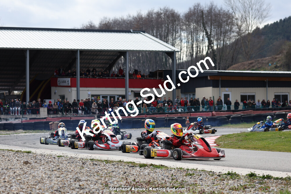 9 & 10/03/2024 : 1ère manche du Championnat du Sud au circuit d’Aigues-Vives (photos Stéphane Agnus) 2024 — karting