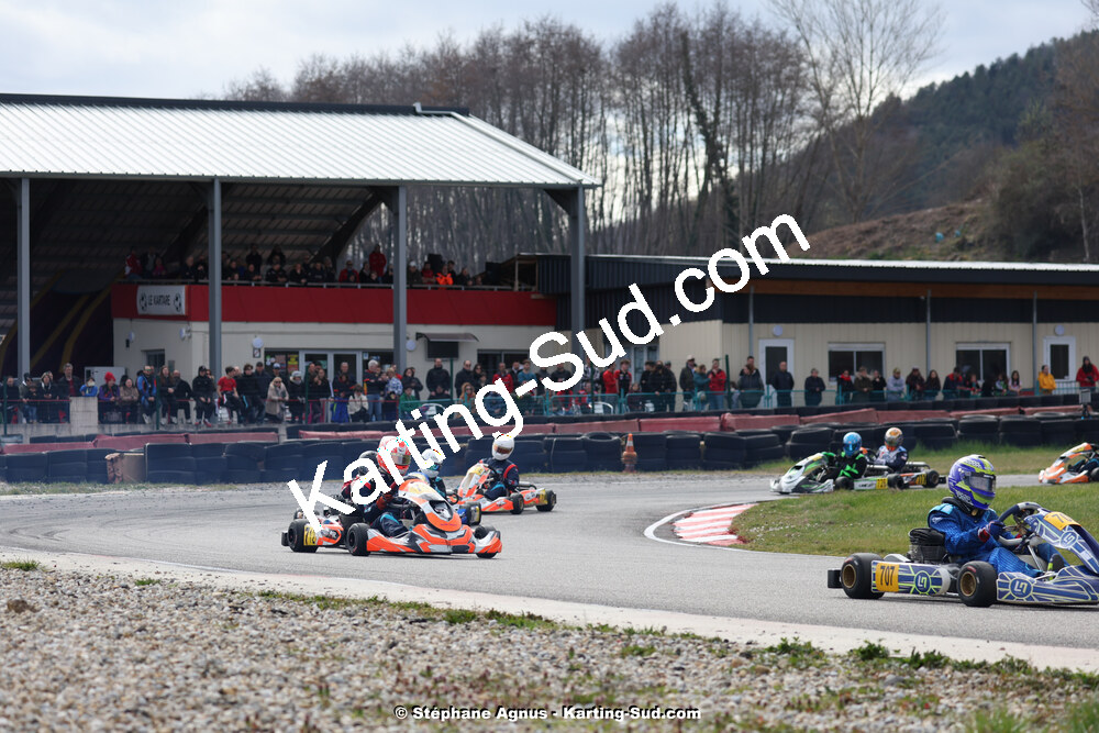 9 & 10/03/2024 : 1ère manche du Championnat du Sud au circuit d’Aigues-Vives (photos Stéphane Agnus) 2024 — karting
