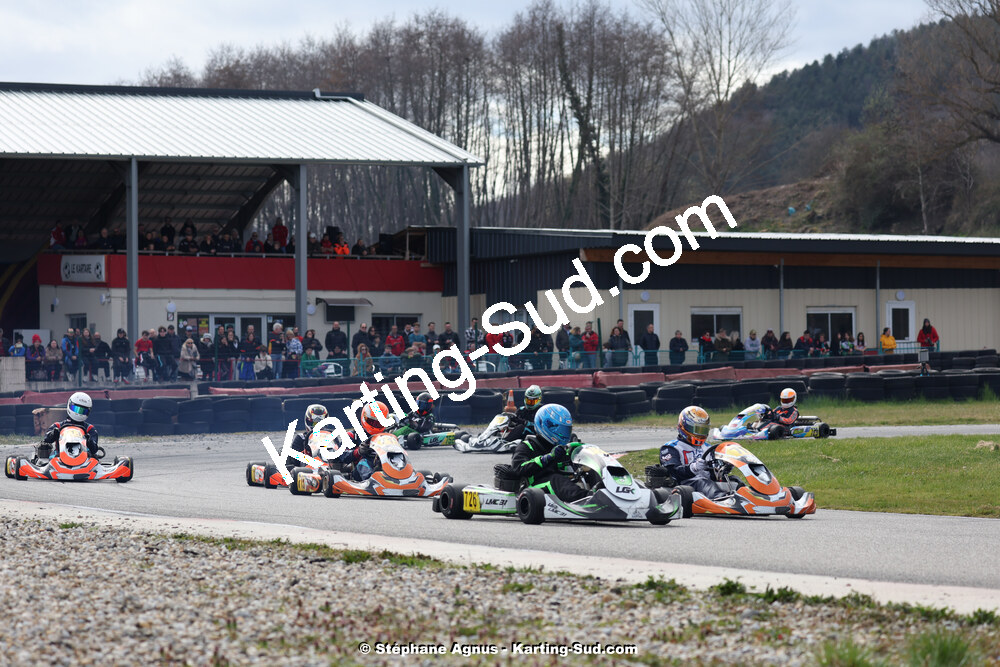9 & 10/03/2024 : 1ère manche du Championnat du Sud au circuit d’Aigues-Vives (photos Stéphane Agnus) 2024 — karting