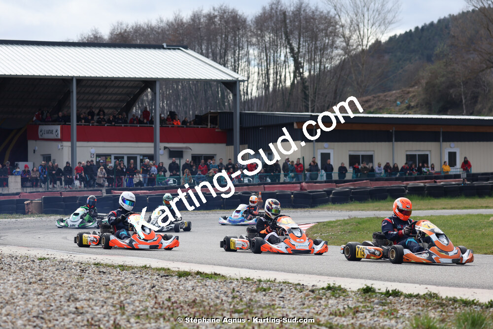 9 & 10/03/2024 : 1ère manche du Championnat du Sud au circuit d’Aigues-Vives (photos Stéphane Agnus) 2024 — karting