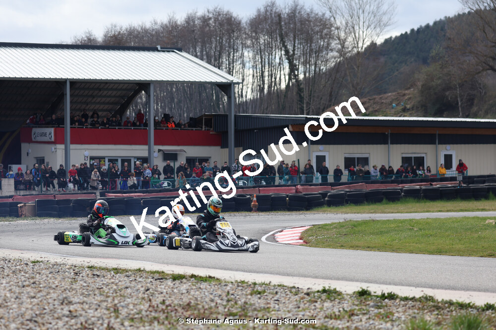 9 & 10/03/2024 : 1ère manche du Championnat du Sud au circuit d’Aigues-Vives (photos Stéphane Agnus) 2024 — karting