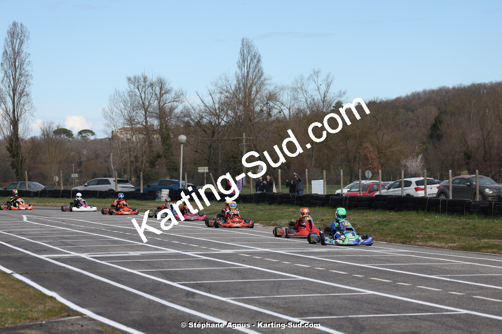9 & 10/03/2024 : 1ère manche du Championnat du Sud au circuit d’Aigues-Vives (photos Stéphane Agnus) 2024 — karting