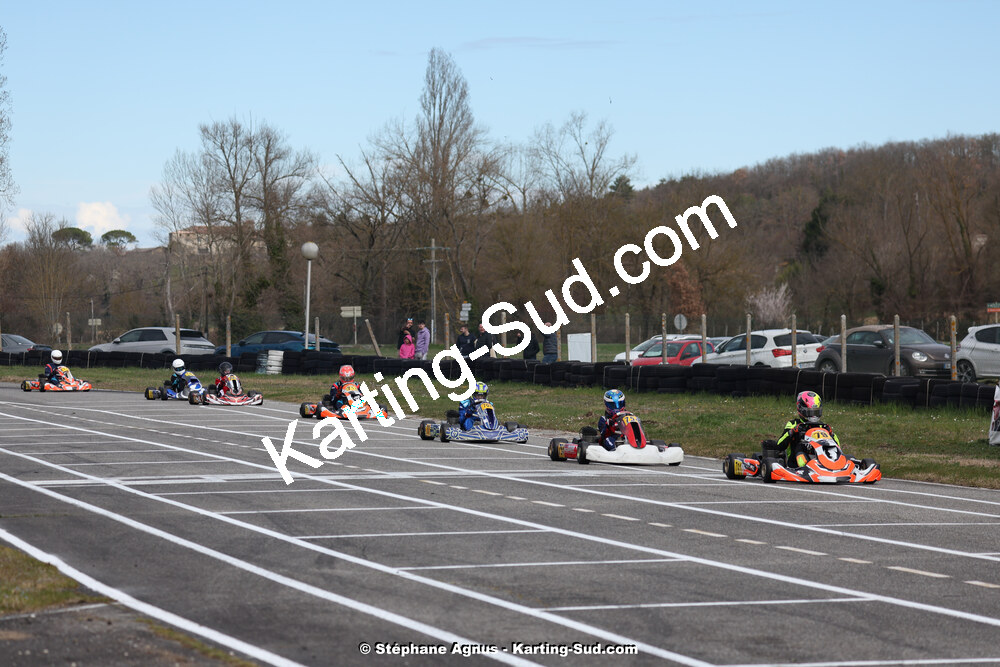 9 & 10/03/2024 : 1ère manche du Championnat du Sud au circuit d’Aigues-Vives (photos Stéphane Agnus) 2024 — karting