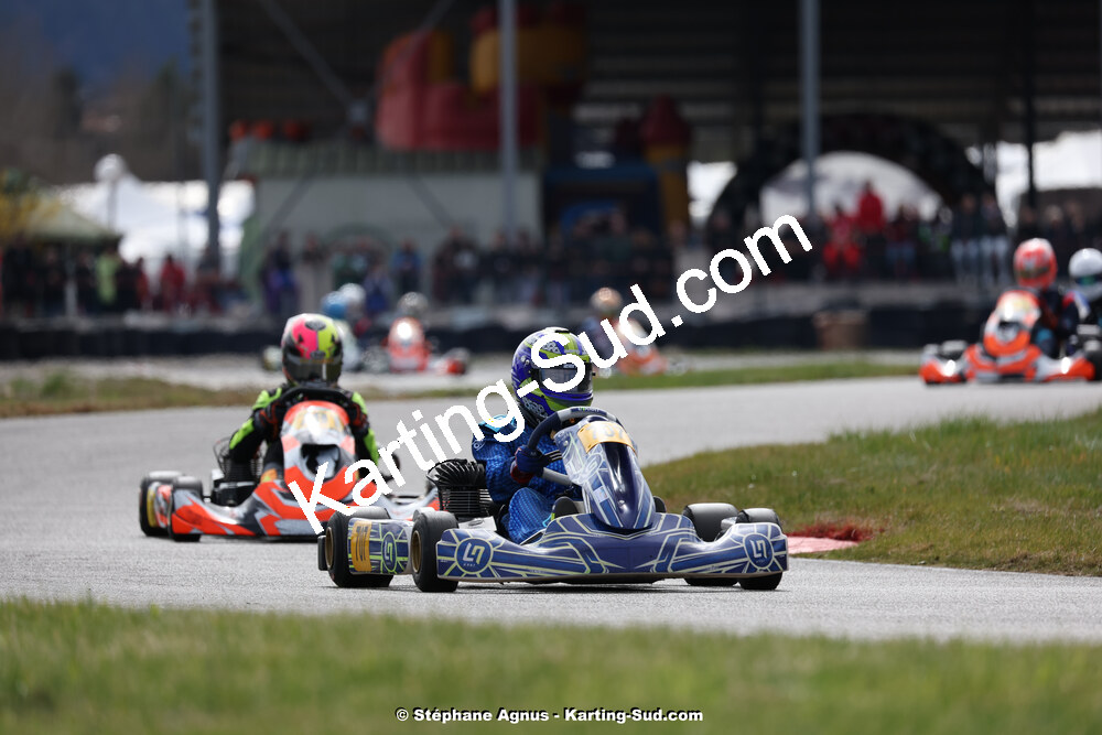 9 & 10/03/2024 : 1ère manche du Championnat du Sud au circuit d’Aigues-Vives (photos Stéphane Agnus) 2024 — karting