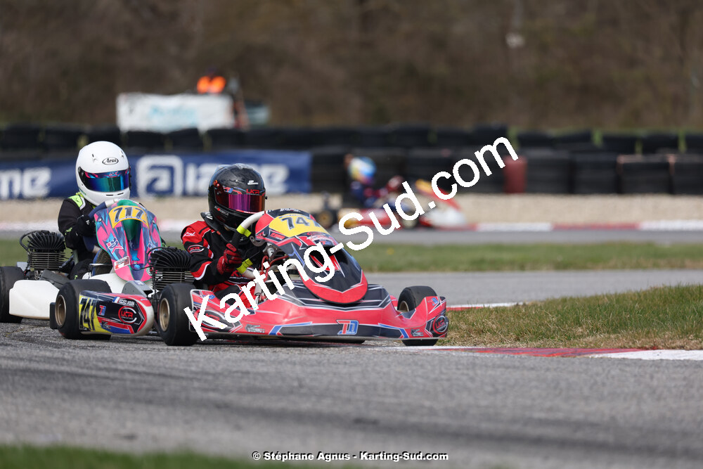 9 & 10/03/2024 : 1ère manche du Championnat du Sud au circuit d’Aigues-Vives (photos Stéphane Agnus) 2024 — karting
