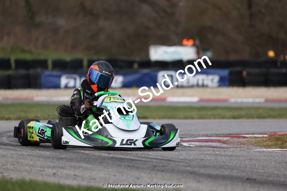 9 & 10/03/2024 : 1ère manche du Championnat du Sud au circuit d’Aigues-Vives (photos Stéphane Agnus) 2024 — karting