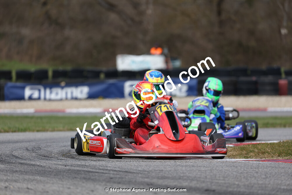 9 & 10/03/2024 : 1ère manche du Championnat du Sud au circuit d’Aigues-Vives (photos Stéphane Agnus) 2024 — karting