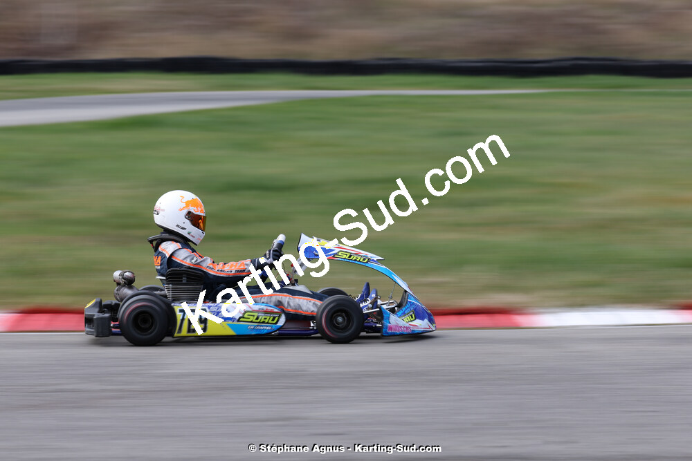 9 & 10/03/2024 : 1ère manche du Championnat du Sud au circuit d’Aigues-Vives (photos Stéphane Agnus) 2024 — karting