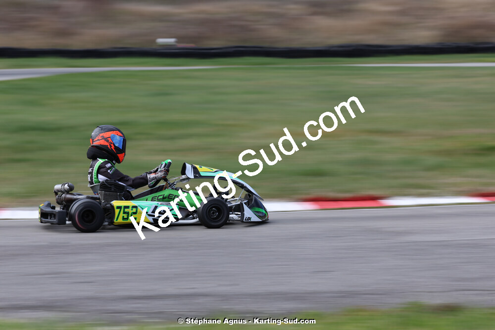 9 & 10/03/2024 : 1ère manche du Championnat du Sud au circuit d’Aigues-Vives (photos Stéphane Agnus) 2024 — karting