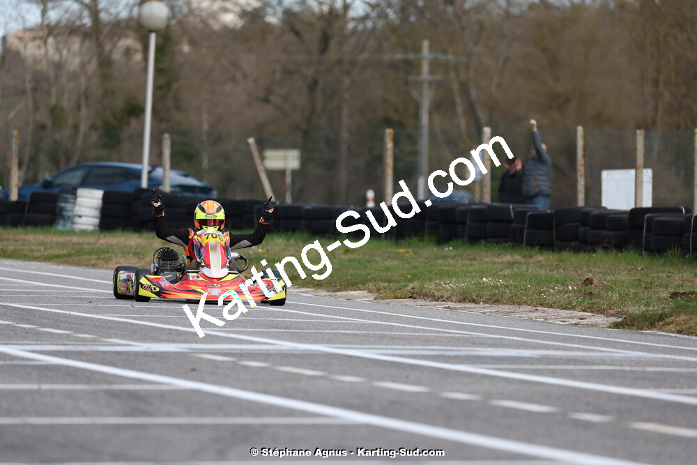 9 & 10/03/2024 : 1ère manche du Championnat du Sud au circuit d’Aigues-Vives (photos Stéphane Agnus) 2024 — karting