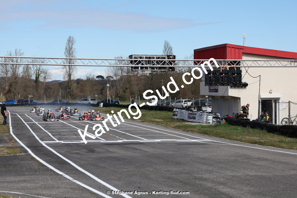 9 & 10/03/2024 : 1ère manche du Championnat du Sud au circuit d’Aigues-Vives (photos Stéphane Agnus) 2024 — karting