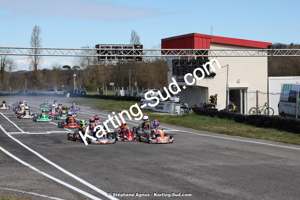 9 & 10/03/2024 : 1ère manche du Championnat du Sud au circuit d’Aigues-Vives (photos Stéphane Agnus) 2024 — karting