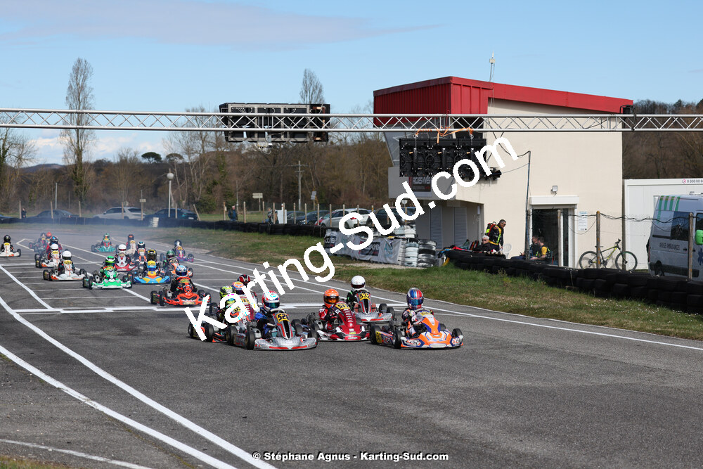 9 & 10/03/2024 : 1ère manche du Championnat du Sud au circuit d’Aigues-Vives (photos Stéphane Agnus) 2024 — karting