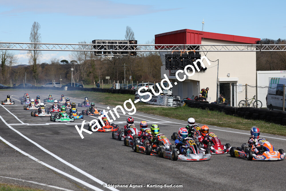 9 & 10/03/2024 : 1ère manche du Championnat du Sud au circuit d’Aigues-Vives (photos Stéphane Agnus) 2024 — karting