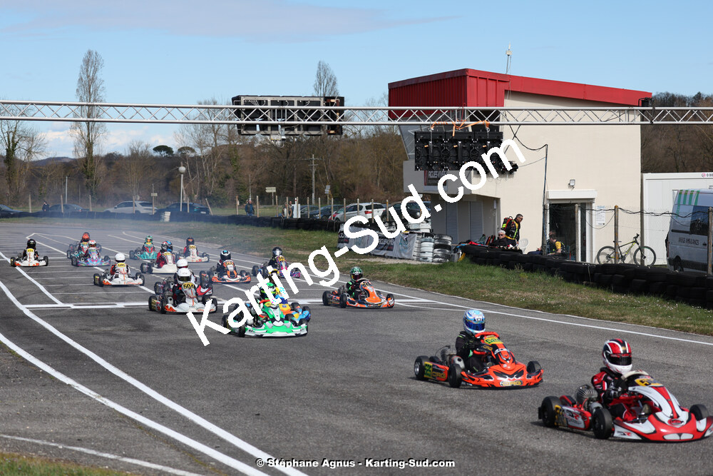 9 & 10/03/2024 : 1ère manche du Championnat du Sud au circuit d’Aigues-Vives (photos Stéphane Agnus) 2024 — karting