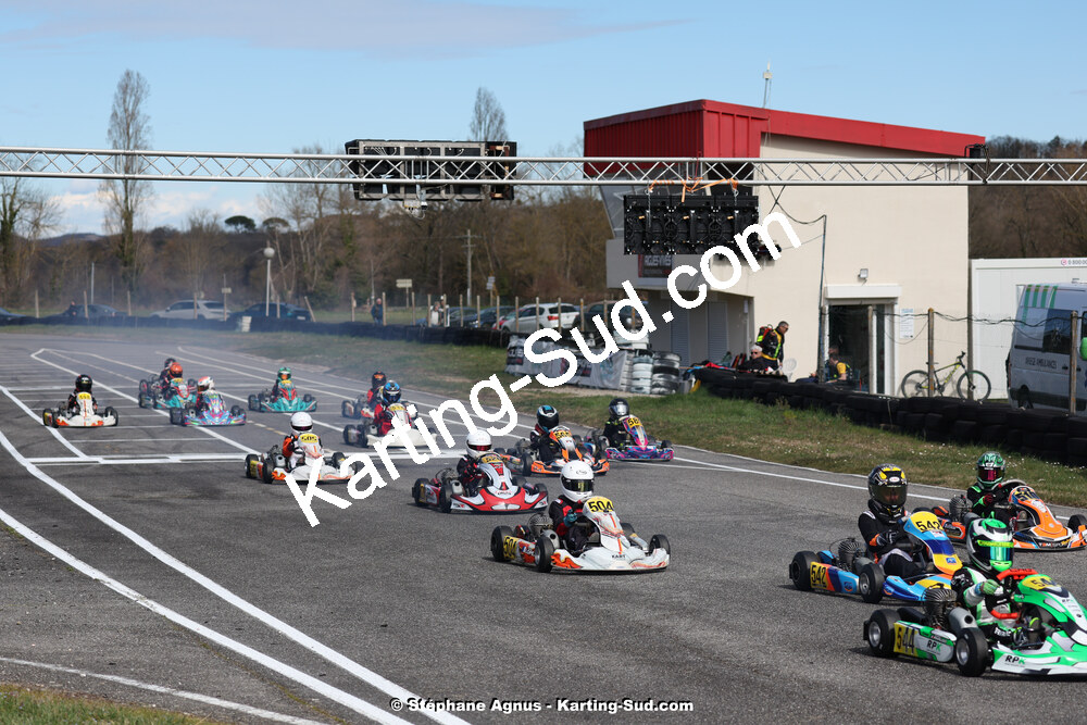 9 & 10/03/2024 : 1ère manche du Championnat du Sud au circuit d’Aigues-Vives (photos Stéphane Agnus) 2024 — karting