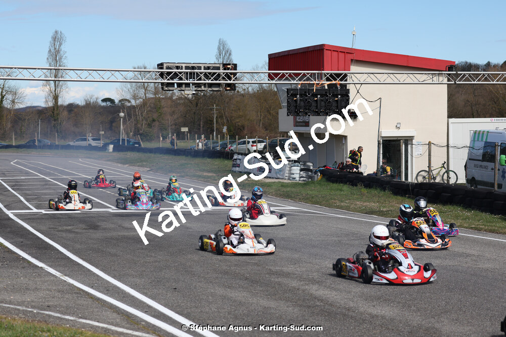 9 & 10/03/2024 : 1ère manche du Championnat du Sud au circuit d’Aigues-Vives (photos Stéphane Agnus) 2024 — karting