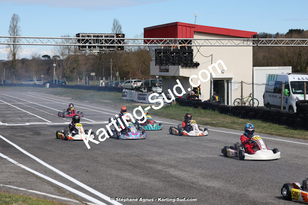 9 & 10/03/2024 : 1ère manche du Championnat du Sud au circuit d’Aigues-Vives (photos Stéphane Agnus) 2024 — karting