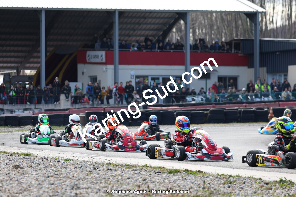 9 & 10/03/2024 : 1ère manche du Championnat du Sud au circuit d’Aigues-Vives (photos Stéphane Agnus) 2024 — karting