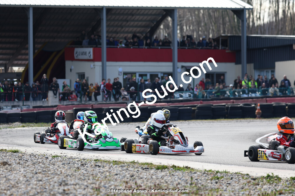 9 & 10/03/2024 : 1ère manche du Championnat du Sud au circuit d’Aigues-Vives (photos Stéphane Agnus) 2024 — karting