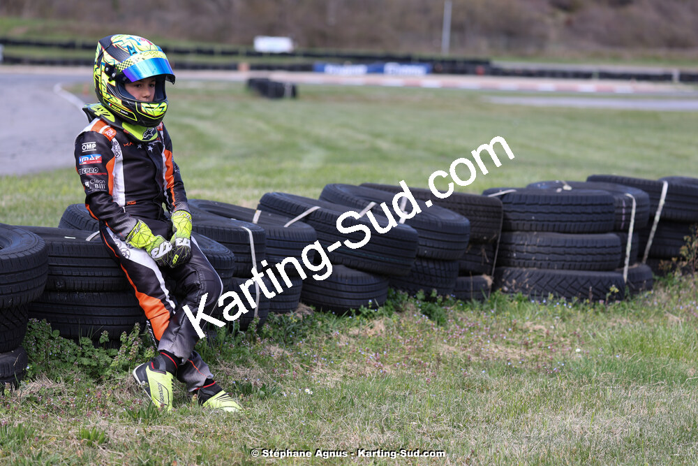 9 & 10/03/2024 : 1ère manche du Championnat du Sud au circuit d’Aigues-Vives (photos Stéphane Agnus) 2024 — karting