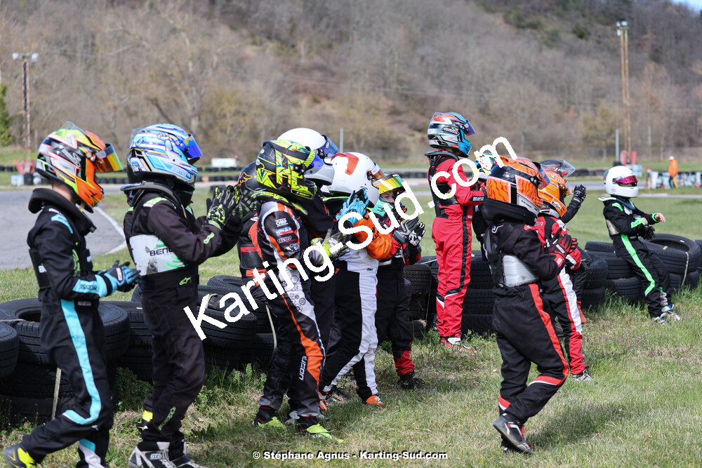 9 & 10/03/2024 : 1ère manche du Championnat du Sud au circuit d’Aigues-Vives (photos Stéphane Agnus) 2024 — karting