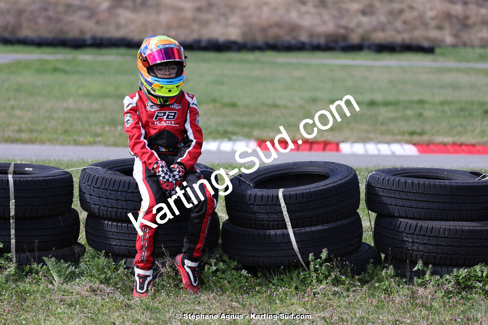 9 & 10/03/2024 : 1ère manche du Championnat du Sud au circuit d’Aigues-Vives (photos Stéphane Agnus) 2024 — karting