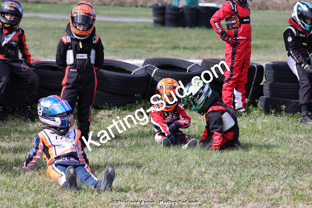 9 & 10/03/2024 : 1ère manche du Championnat du Sud au circuit d’Aigues-Vives (photos Stéphane Agnus) 2024 — karting