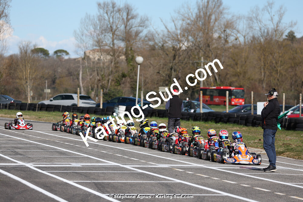 9 & 10/03/2024 : 1ère manche du Championnat du Sud au circuit d’Aigues-Vives (photos Stéphane Agnus) 2024 — karting