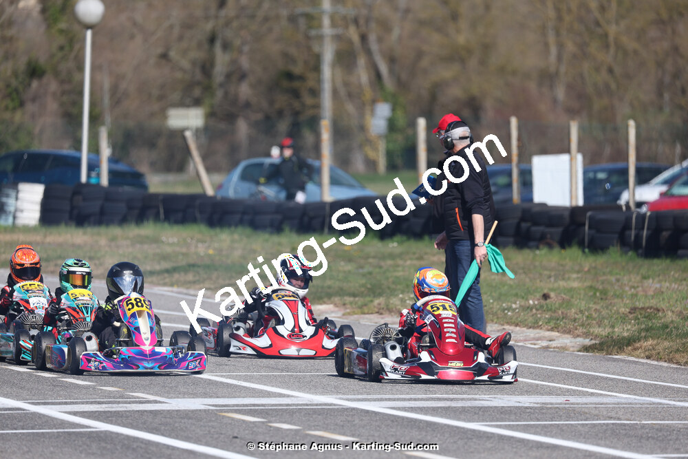 9 & 10/03/2024 : 1ère manche du Championnat du Sud au circuit d’Aigues-Vives (photos Stéphane Agnus) 2024 — karting