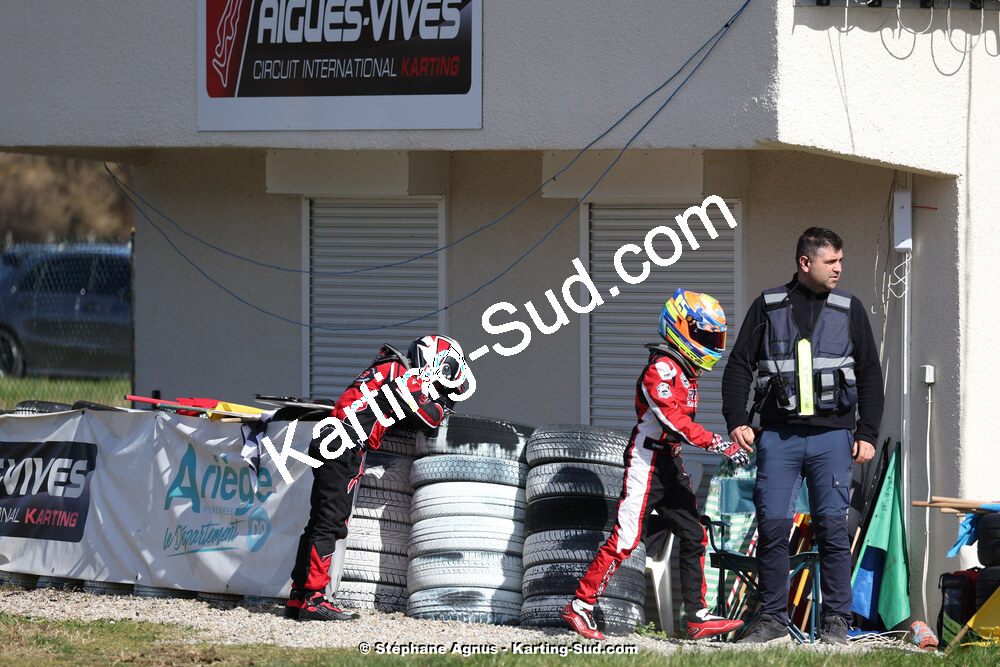 9 & 10/03/2024 : 1ère manche du Championnat du Sud au circuit d’Aigues-Vives (photos Stéphane Agnus) 2024 — karting