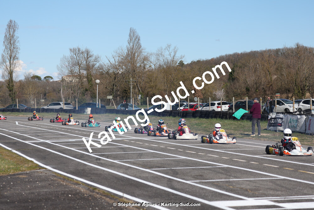 9 & 10/03/2024 : 1ère manche du Championnat du Sud au circuit d’Aigues-Vives (photos Stéphane Agnus) 2024 — karting
