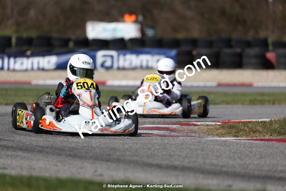 9 & 10/03/2024 : 1ère manche du Championnat du Sud au circuit d’Aigues-Vives (photos Stéphane Agnus) 2024 — karting