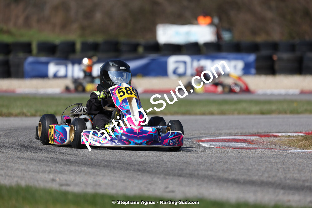 9 & 10/03/2024 : 1ère manche du Championnat du Sud au circuit d’Aigues-Vives (photos Stéphane Agnus) 2024 — karting
