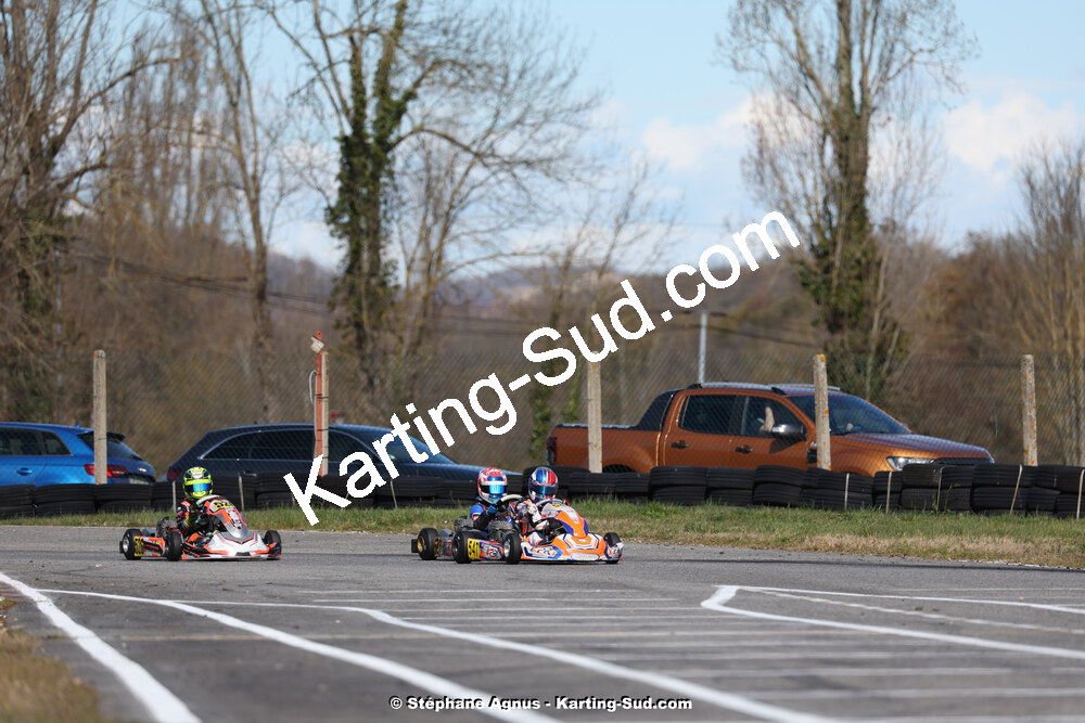9 & 10/03/2024 : 1ère manche du Championnat du Sud au circuit d’Aigues-Vives (photos Stéphane Agnus) 2024 — karting