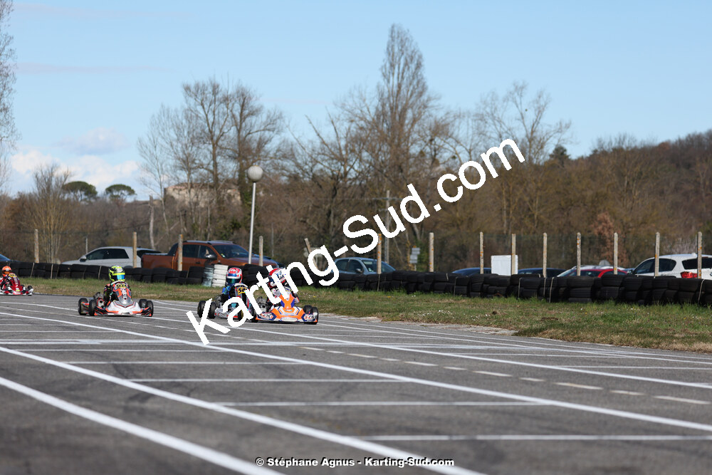 9 & 10/03/2024 : 1ère manche du Championnat du Sud au circuit d’Aigues-Vives (photos Stéphane Agnus) 2024 — karting