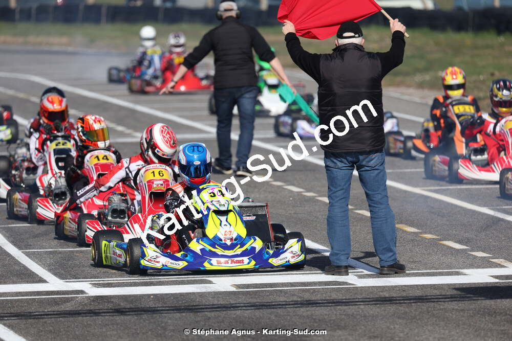 9 & 10/03/2024 : 1ère manche du Championnat du Sud au circuit d’Aigues-Vives (photos Stéphane Agnus) 2024 — karting
