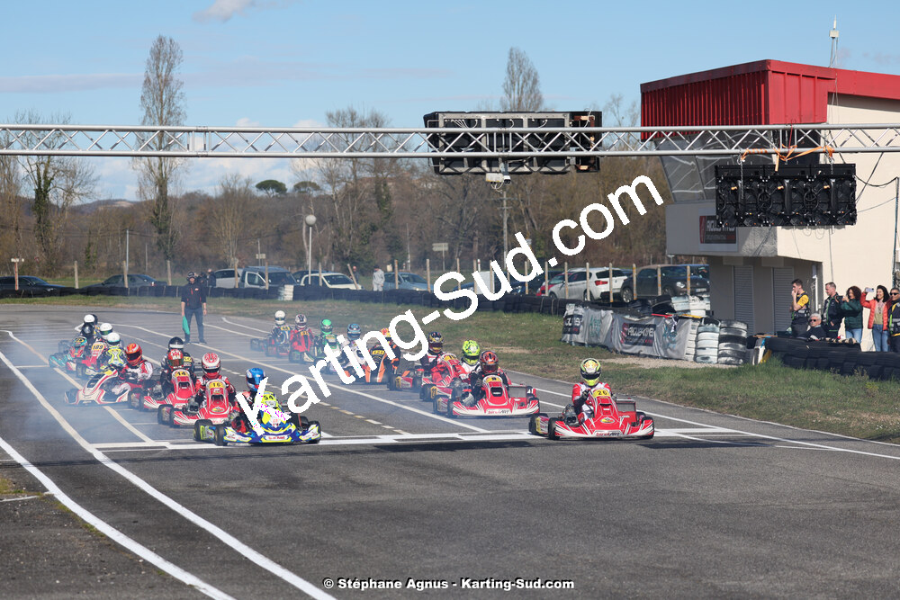 9 & 10/03/2024 : 1ère manche du Championnat du Sud au circuit d’Aigues-Vives (photos Stéphane Agnus) 2024 — karting