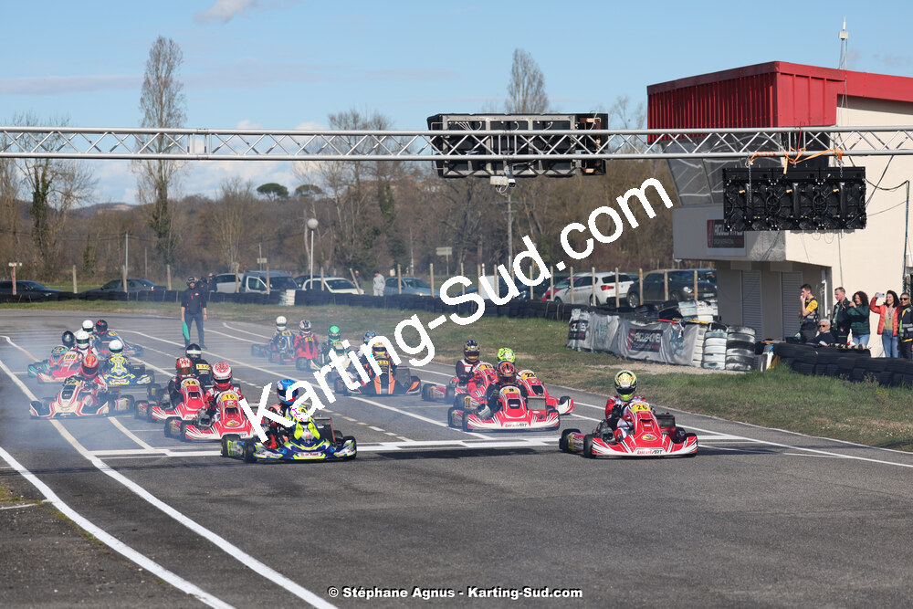 9 & 10/03/2024 : 1ère manche du Championnat du Sud au circuit d’Aigues-Vives (photos Stéphane Agnus) 2024 — karting