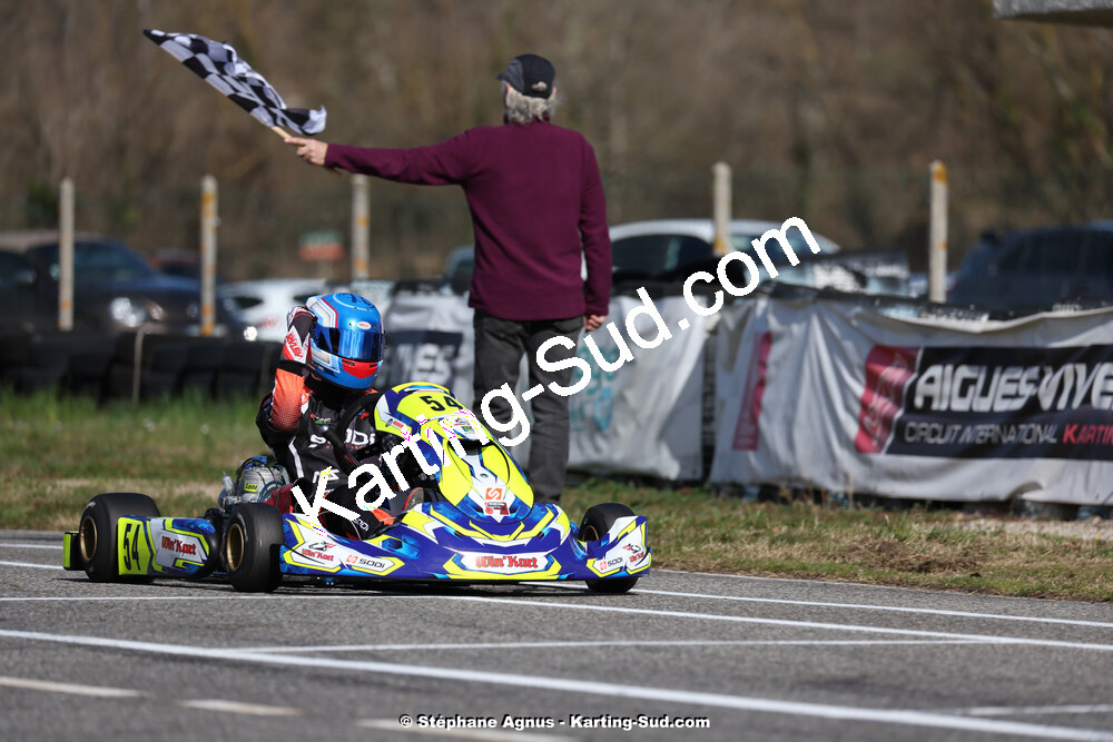 9 & 10/03/2024 : 1ère manche du Championnat du Sud au circuit d’Aigues-Vives (photos Stéphane Agnus) 2024 — karting
