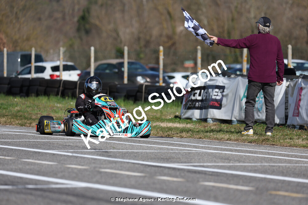 9 & 10/03/2024 : 1ère manche du Championnat du Sud au circuit d’Aigues-Vives (photos Stéphane Agnus) 2024 — karting