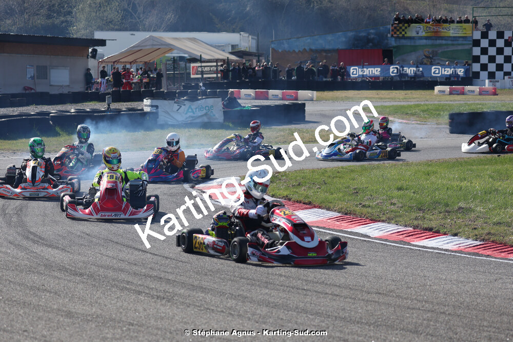 9 & 10/03/2024 : 1ère manche du Championnat du Sud au circuit d’Aigues-Vives (photos Stéphane Agnus) 2024 — karting