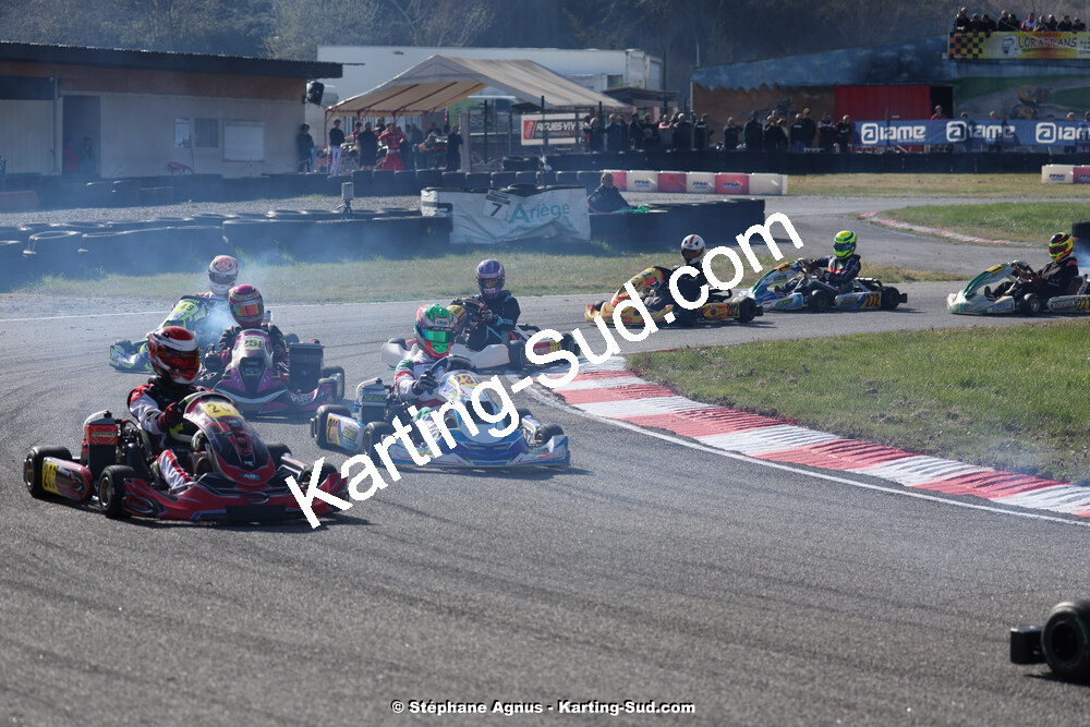 9 & 10/03/2024 : 1ère manche du Championnat du Sud au circuit d’Aigues-Vives (photos Stéphane Agnus) 2024 — karting